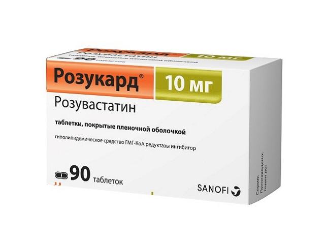розукард 10мг. №90 таб. п/п/о 4759