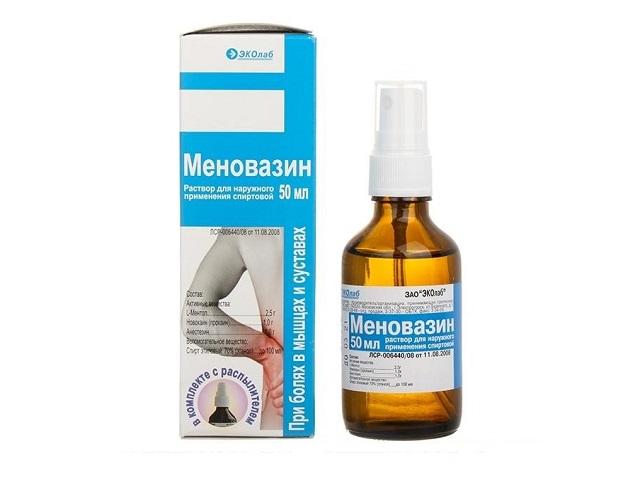 меновазин 50мл. р-р фл. распылитель /эколаб/ 1180