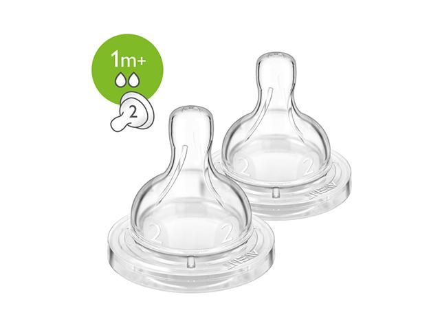 авент соска силик. медленный поток №2 /арт.8004/82820/632/27/ [avent]