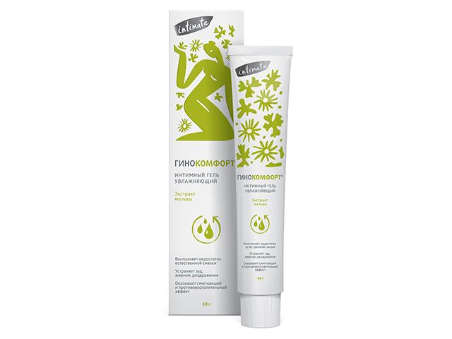 гинокомфорт гель интим. 50г. мальва увлажн.