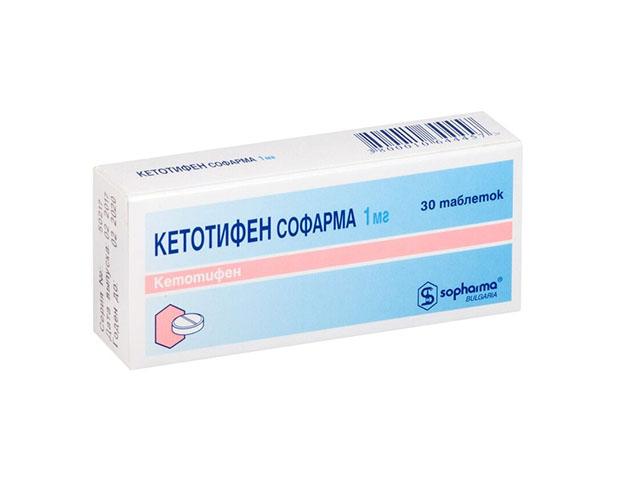кетотифен 1мг. №30 таб.