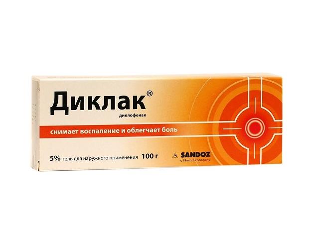 диклак 5% 100г. гель д/наружн. прим. 4074
