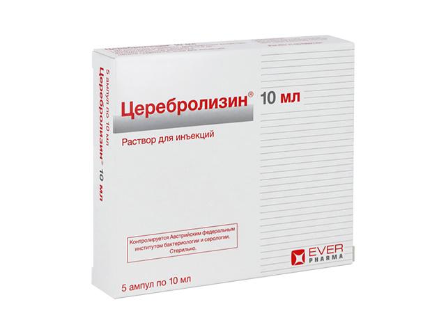 церебролизин 10мл. №5 р-р д/ин. амп. /эвер фарма/