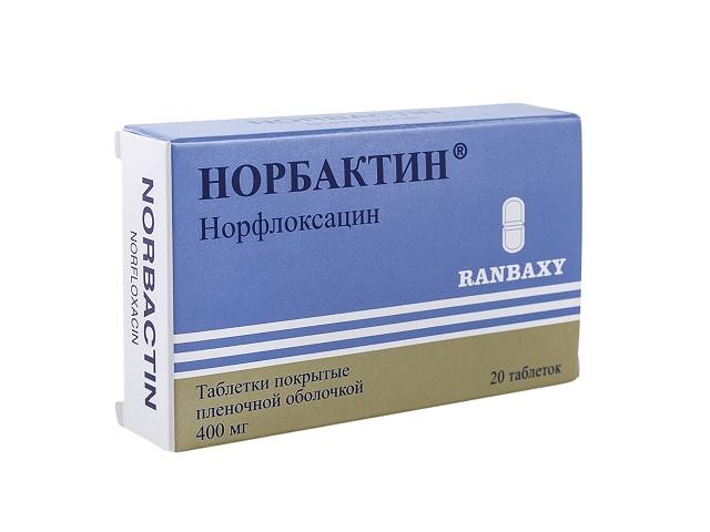 норбактин 400мг. №20 таб. 2949
