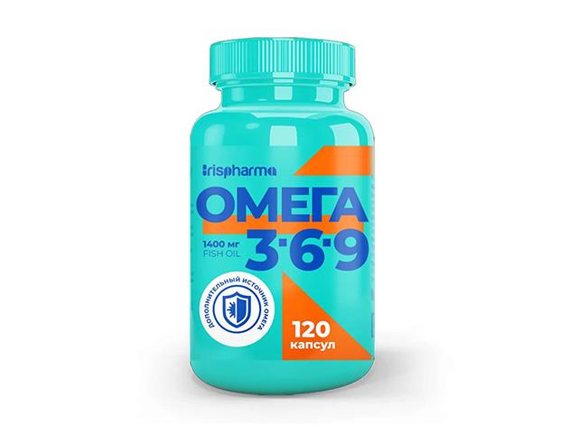 ирисфарма омега-3-6-9 1400 мг.капс.№120 (irispharma)