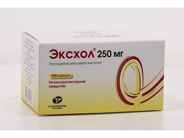 эксхол 250мг. №100 капс. /канонфарма/