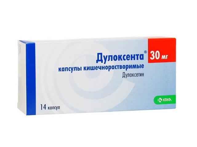 дулоксента  30мг. №14 капс. кишечн.раствор.9223