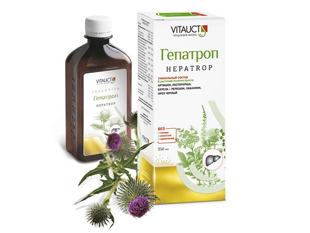 витаукт гепатроп 350мл. р-р д/приема внутрь