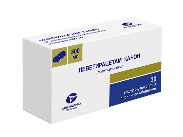 леветирацетам-канон 500мг. №30 таб. /канонфарма/