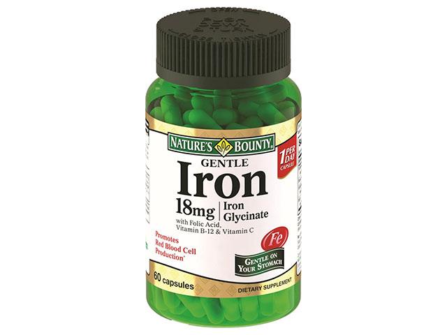 нейчес баунти легкодоступное железо №60 капс. [nature's bounty]