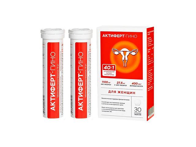 актиферт-гино 3,8г. №30 таб.