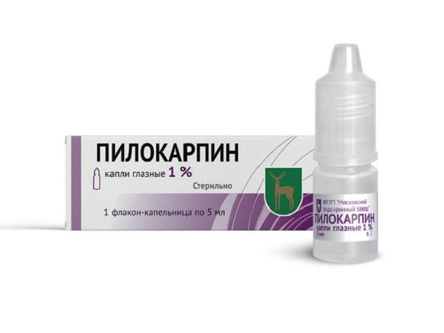 пилокарпин 1% 5мл. №1 гл.капли фл./кап. /московский эндокр./