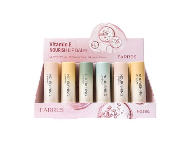 farres гигиеническая помада с витам.е 5102 микс