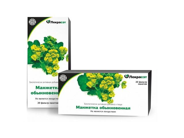 манжетка обыкновенная 1,5г №20 пак.