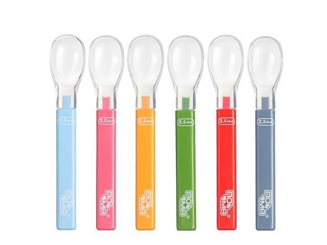 пома ложка силик. наконечник зелен. /арт.615/