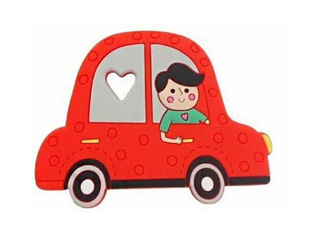 бусинка прорезыватель силик. автомобиль /арт.1888/