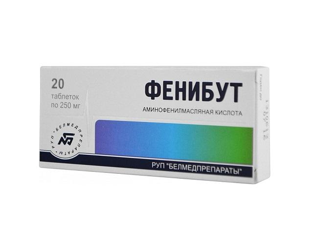 фенибут 250мг. №20 таб. /белмедпрепараты/ 4686
