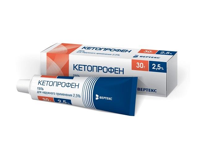 кетопрофен-вертекс гель 2,5% 30г. 0374