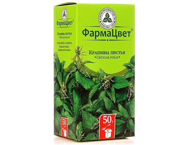 крапивы лист 50г. /красногорск/ 7210