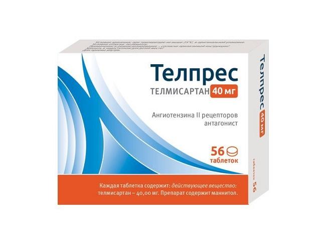 телпрес 40мг. №56 таб. 1550