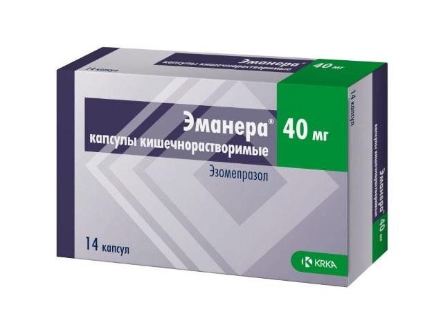 эманера 40мг. №14 капс. 2552
