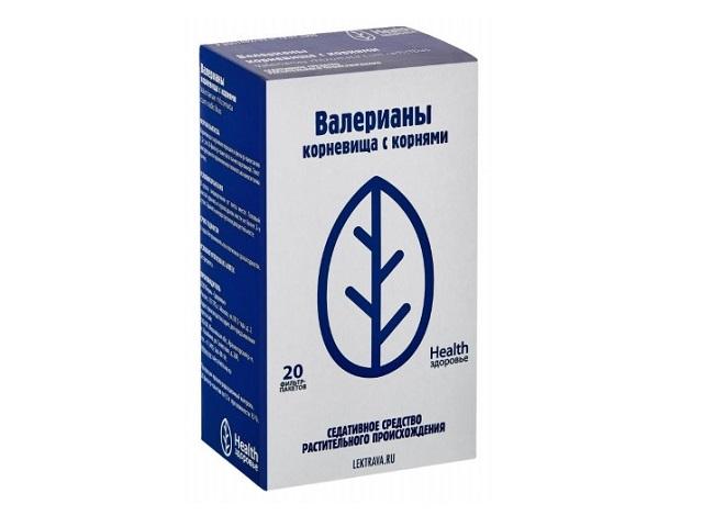 валерианы корневища с корнями 1,5г. №20 пак. 1539