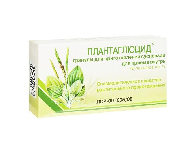 плантаглюцид 1г. №25 гран. пак.