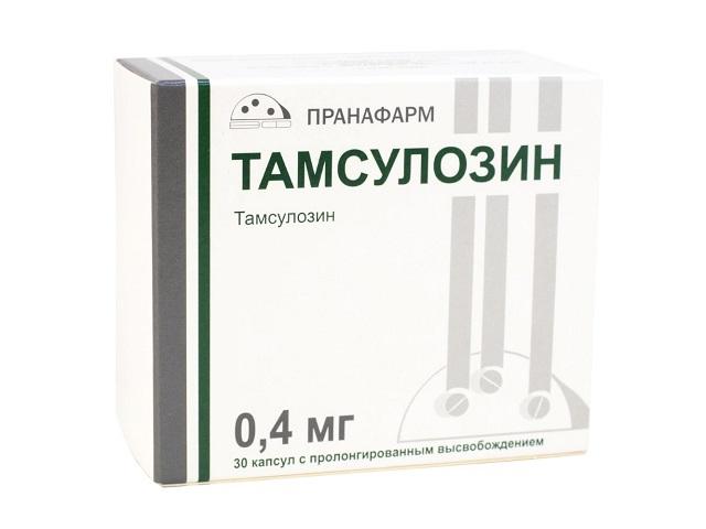 тамсулозин 0,4мг. №30 капс. п/о пролонг.