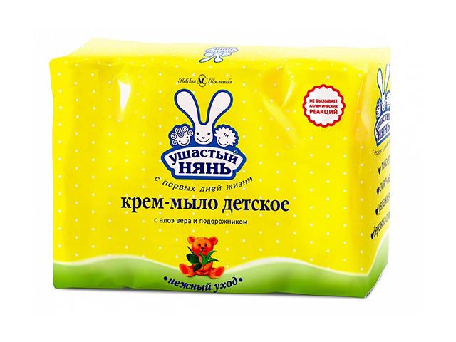 ушастый нянь крем-мыло алоэ 100г.х4