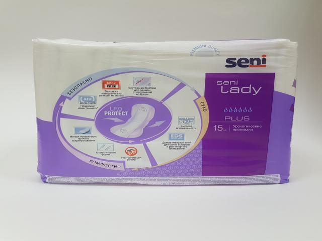 сени прокладки урол. леди плюс №15 (6 капель) [seni]