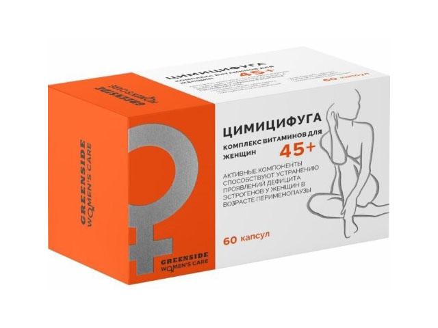 цимицифуга с комплексом витаминов для женщин 45+ 450мг. n60 капс.