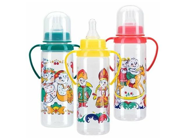 курносики бутылка 250мл. силик. соска /арт.11113/