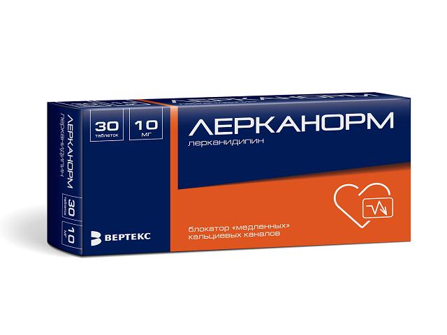 лерканорм 10мг. №30 таб. п/п/о 8864