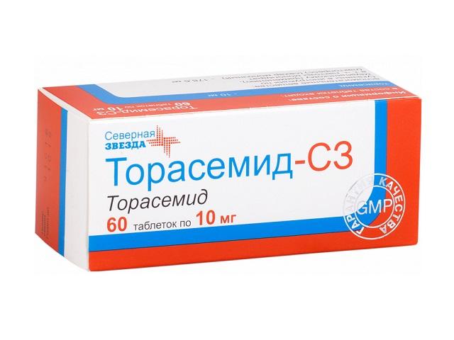 торасемид 10мг. №60 таб. /северная звезда/ 0933