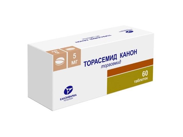 торасемид канон 5мг. №60 таб. 0936