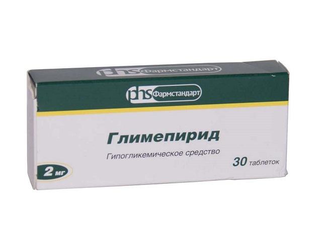 глимепирид 2мг. №30 таб. /фармстандарт/ 5891