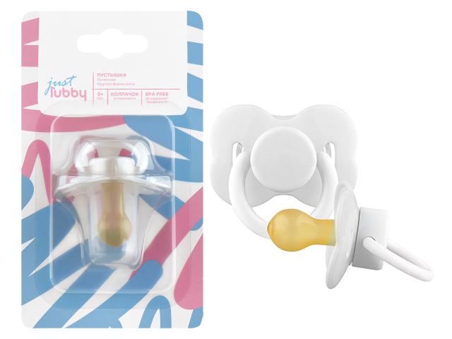 лубби пустышка латекс. с кругл.соском колпачок 0+ /арт.23819/ [lubby]