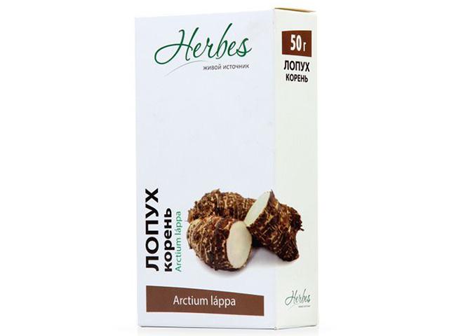 лопуха корень 50г. /хербес/