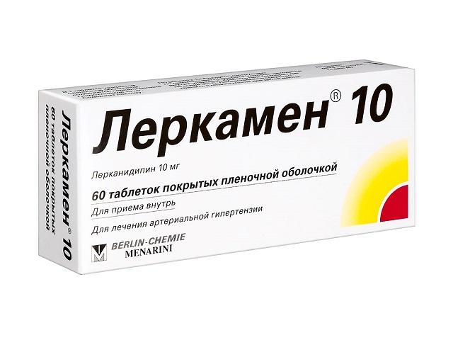 леркамен 10мг. №60 таб. п/о /берлин хеми/ 4388