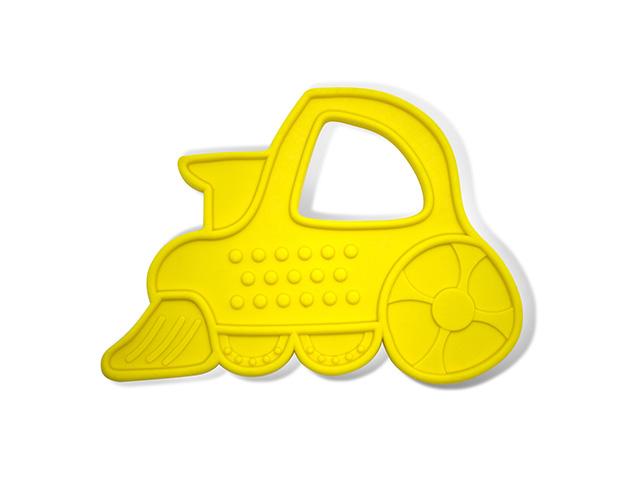 мама тама прорезыватель мягкий. с 0+мес.+паровозик желтый