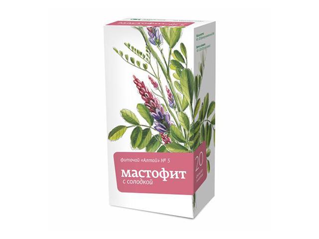 алтай фиточай №5 мастофит солодка 2г. №20 пак.