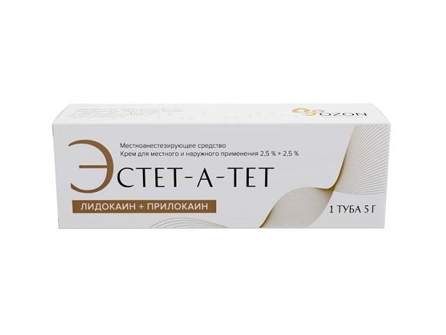 эстет-а-тет крем д/местн. и нар. прим. 2,5%+2,5% туба 5г №1