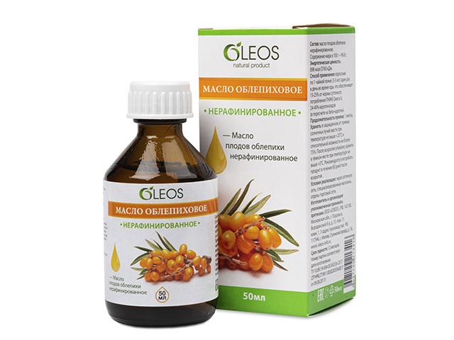 олеос масло облепиховое 50мл.