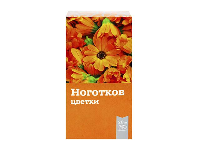 ноготков цветки, ф/п по 1,5г №20 стм /ст-медифарм/