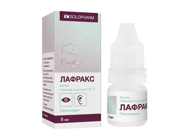 лафракс 0,3% 5мл. гл./ушные капли