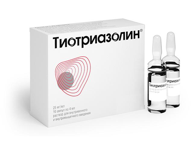 тиотриазолин 25мг./мл. 4мл. №10 амп./озон/