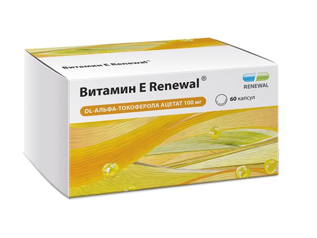 витамин е реневал 100мг. №60 капс.