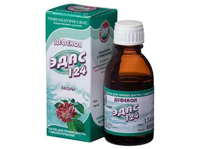 эдас-124 слабительное 25мл. капли 0849