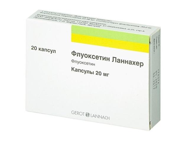 флуоксетин ланнахер 20мг.№20 капс.