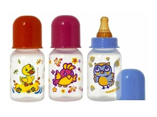 курносики бутылочка полипроп. с лат. молочной соской 125мл.